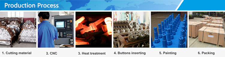 Proceso de producci&oacute;n para herramientas de perforaci&oacute;n