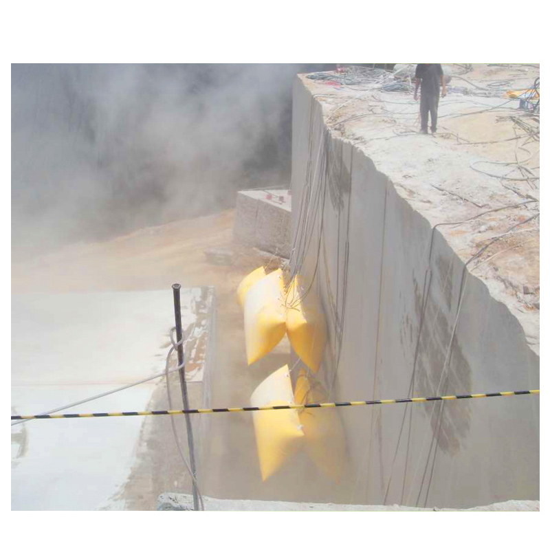 Empujando la bolsa de aire