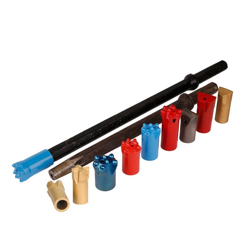 Brocas cruzadas cónicas para perforación de rocas